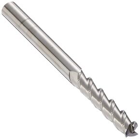 Kodiak Cutting Tools KCT150027 USA Made Solid Carbide End Mill for Aluminum High Performance 45 Degree Helix, 3 Flute, Long Series, 1-1/4" Length of Cut, 3" Overall Length, 1/4" Diameter