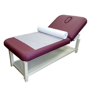 30" Wide x 294ft Disposable Poly Paper Waterproof Exam Massage Table Bed Cover 50 Sheets/Roll