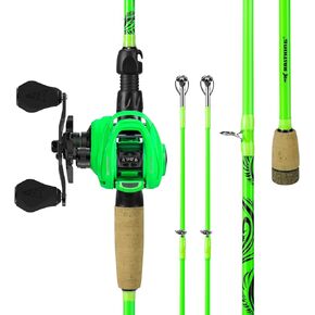 KastKing Zephyr Dual-tip Fishing Rod & Reel Combo, Dual Tips Section for Different Powers, IM6 Graphite 2Pc Blanks, KastFlex Technology, Rubber Cork Handle, Integrate Hook Keeper, 8 Models