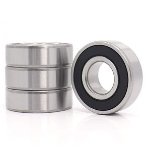Donepart 6005RS Bearing 6005 2RS Deep Groove Ball Bearings 25mm x47mm x12mm C3 High Speed for Motors, Pumps, Wheels, Garden Machinery, etc. (10pcs)