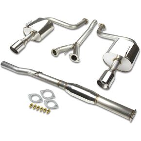 DNA MOTORING CBE-NM09-NRT Stainless Steel Cat Back Exhaust System [Compatible with 09-14 Nissan Maxima A35 3.5L V6] in Saudi Arabia