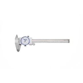 Fowler 52-008-706-0, Premium Dial Caliper With 0-6" Measuring Range (White)