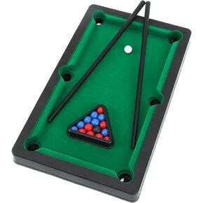 Tabletop Pool,Mini Table Billiards Game Portable Billiards Game for Office Desk Games, Bartop,Home Use for Adults, Kids