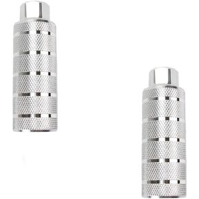 2Pcs Aluminum Alloy Bike Pegs BMX Pedals Bike Pedals Anti-Slip Rear Feet Pedals Fit 3/8 inch Axles