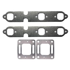 Exhaust Manifold Gasket Set Fit MerCruiser 4.3L Marine Gas Engines V6