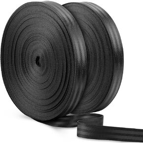 2 Rolls 98 Yards Nylon Webbing Strap 1 Inch Heavy Duty Webbing Roll Flat Climbing Webbing for Indoor Outdoor Gear Crafting DIY Repairing Belt Camping Hiking Sports in Saudi Arabia