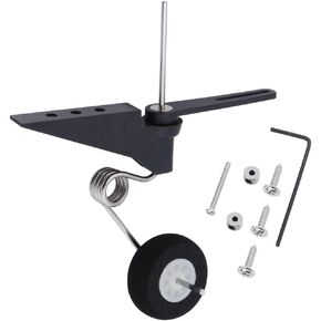 Hobbypark Tail Wheel Assembly 60x25mm D28 /30 RC Airplane Parts Replacement for 50cc-120cc Nitro Electric Plane Jet 540T Pilot F3A P51