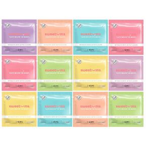 Sample Size Feminine Wipes For Women, pH Balanced Biodegradable Flavored Intimate Wipes - Pack of 21