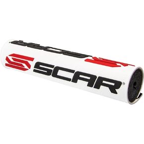 SCAR Round handlebar bar pad for crossbar Motocross ATV Motorcycle Dirtbike Enduro Supermoto - Black