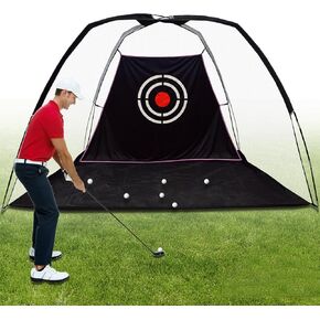 Golf Net, Golf Net for Backyard Driving, Home Golf Practice Net for Backyard, Indoor Golf Net 10x6.5x6FT, Portable Golf Driving Range Net Outdoor, Golf Hitting Net with Target for Precision in Kuwait
