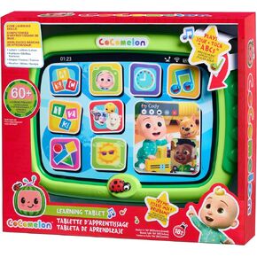 Just Play CoComelon Learning Tablet, 60+ Learning Phrases, Sing-Along to The “The Alphabet Song, Kids Toys for Ages 18 Month