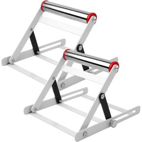 2pcs Adjustable Cutting Machine Support Frame, Foldable Height Adjustable Cutting Machine Table Saw Stand, Height Adjustable Range 2.17-5.31 Inch