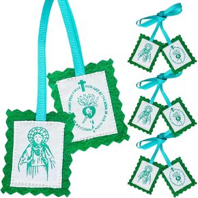Scapulars Catholic, Brown Scapular Of Our Lady Of Mount Carmel, Escapularios Catolicos Scapular Catholic Necklaces Gift, Escapulario De La Virgen Del Carmen, Mexican Folk Art Decor for Home Wall