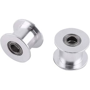 5Pcs Belt Pulley, 2GT Timing Belt Idler Pulley Timing Pulley 20 Tooth Bore for 3D Printer 10mm Width Timing Belt