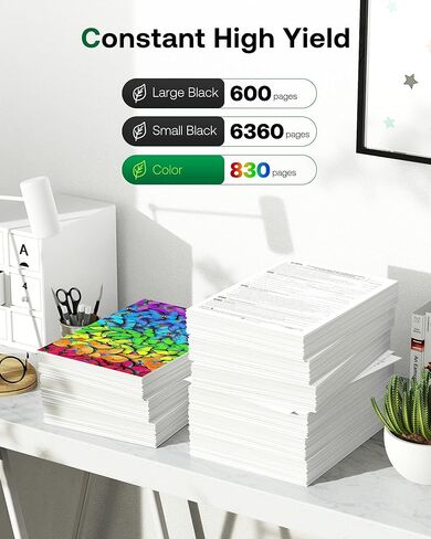 PGI-280XXL CLI-281XXL استبدال خراطيش الحبر 280 281 المتوافقة مع طابعة Canon PIXMA TR8520 TS9120 TS6200 TS6220 TS8120 TS8220 TR7520، 5 عبوات in Kuwait