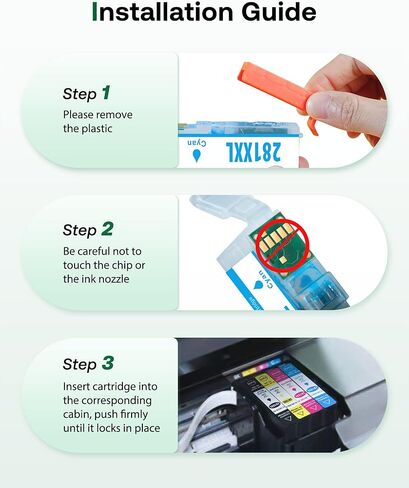 PGI-280XXL CLI-281XXL استبدال خراطيش الحبر 280 281 المتوافقة مع طابعة Canon PIXMA TR8520 TS9120 TS6200 TS6220 TS8120 TS8220 TR7520، 5 عبوات in Kuwait