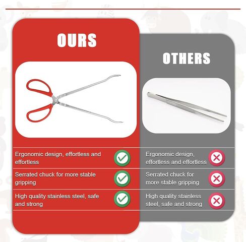 Reptile Feeding Tongs, 15 Inch Snake Feeding Tongs Anti-Skid Easy-Grip Extra Long Tweezers for Terrarium Corn Ball Python Accessories Axolotl Bearded Dragon Feeding Supplies in Saudi Arabia