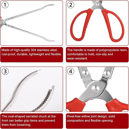 Reptile Feeding Tongs, 15 Inch Snake Feeding Tongs Anti-Skid Easy-Grip Extra Long Tweezers for Terrarium Corn Ball Python Accessories Axolotl Bearded Dragon Feeding Supplies in Saudi Arabia