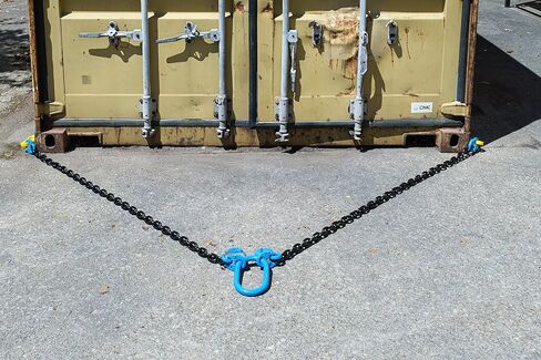 Mytee Products 3/8" x 5' Sea Shipping Container Loading Chain Bridle G100, V-Chain, Cargo, Storage, Moving in Saudi Arabia
