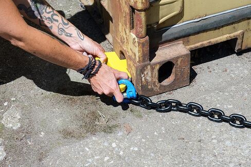 Mytee Products 3/8" x 5' Sea Shipping Container Loading Chain Bridle G100, V-Chain, Cargo, Storage, Moving in Saudi Arabia