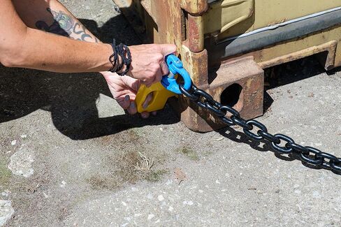 Mytee Products 3/8" x 5' Sea Shipping Container Loading Chain Bridle G100, V-Chain, Cargo, Storage, Moving in Saudi Arabia