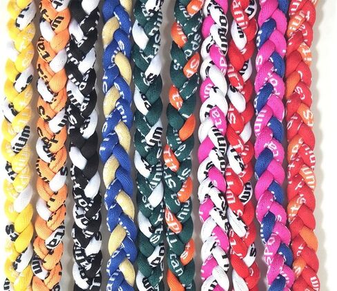 18" 3 Rope Tornado Sports Titanium Necklaces Package of 10 in Kuwait