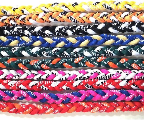 18" 3 Rope Tornado Sports Titanium Necklaces Package of 10 in Kuwait