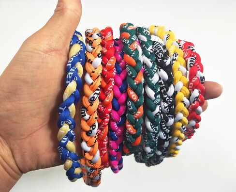 18" 3 Rope Tornado Sports Titanium Necklaces Package of 10 in Kuwait