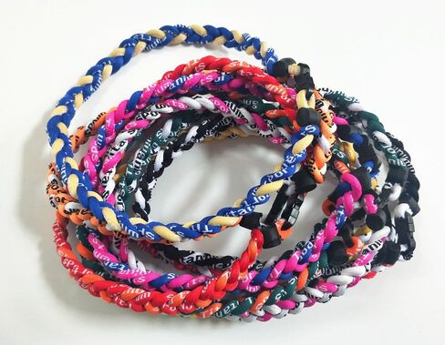 18" 3 Rope Tornado Sports Titanium Necklaces Package of 10 in Kuwait