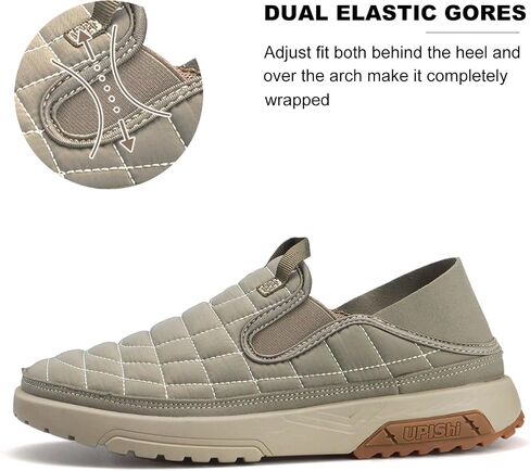 Men's House Wide Slippers Indoor Outdoor Loafers Casual Walking Camping Slip On Shoes in Saudi Arabia