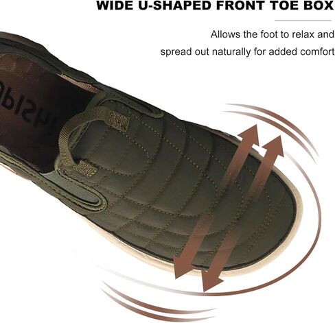 Men's House Wide Slippers Indoor Outdoor Loafers Casual Walking Camping Slip On Shoes in Saudi Arabia