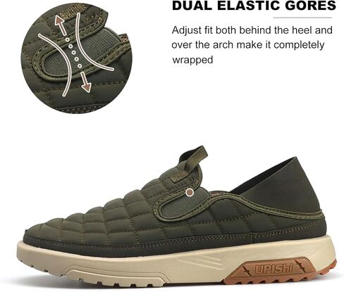Men's House Wide Slippers Indoor Outdoor Loafers Casual Walking Camping Slip On Shoes in Saudi Arabia