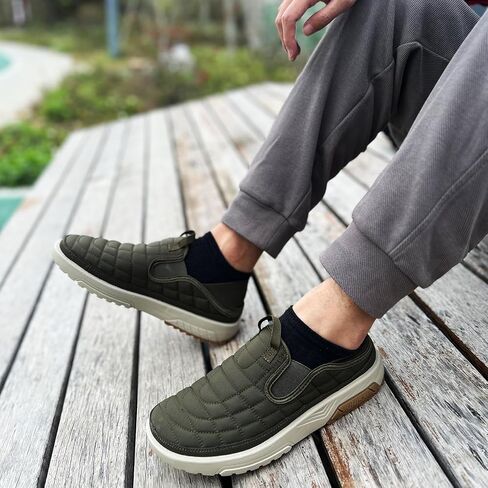 Men's House Wide Slippers Indoor Outdoor Loafers Casual Walking Camping Slip On Shoes in Saudi Arabia