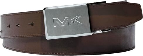Michael Kors 31MM Cut To Fit Men's Reversible Signature Logo Belt (Black) in Saudi Arabia