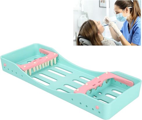 صندوق تنظيف الأوتوكلاف لأدوات طب الأسنان، منظم علبة علبة كاسيت احترافية للأسنان، مجموعة تنظيف الأسنان الوقائية كاسيت التعقيم البلاستيكي in Kuwait