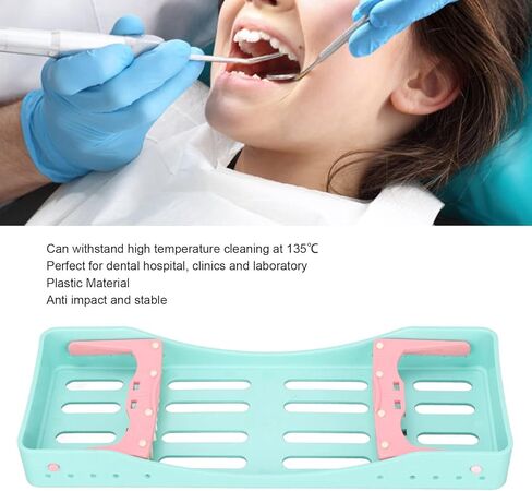 صندوق تنظيف الأوتوكلاف لأدوات طب الأسنان، منظم علبة علبة كاسيت احترافية للأسنان، مجموعة تنظيف الأسنان الوقائية كاسيت التعقيم البلاستيكي in Kuwait