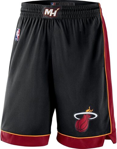 Miami Heat NBA Kids Youth 8-20 Icon Edition Black On-Court Swingman Performance Shorts in Saudi Arabia