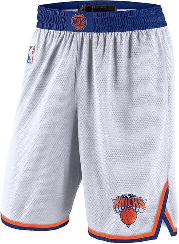 شورت نيويورك نيكس NBA Kids Youth 8-20 Association Edition باللون الأبيض في الملعب Swingman Performance in Kuwait