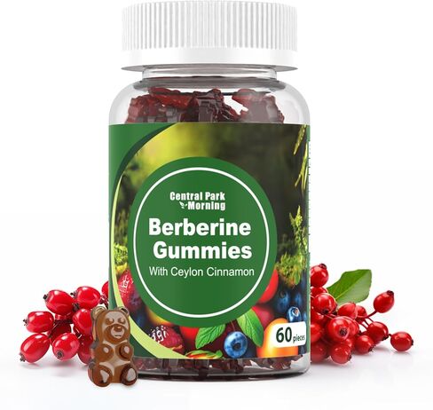 علكات البربرين مع قرفة سيلان 1200 ملغ، دعم صحي، 60 علكة طبيعية بنكهة التوت المختلط in Kuwait