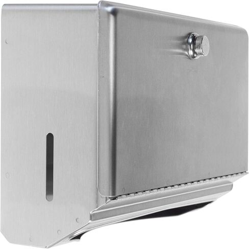 Bobrick Surface-Mounted Paper Towel Dispenser, 10.75 X 4 X 7.13, Stainless Steel in Saudi Arabia