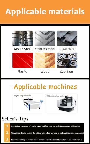 1 قطعة 4 مطحنة نهاية مربعة من كربيد المزامير - قطر 5 مم (0.196 بوصة)، قطر 5 مم (0.196 بوصة) Shk Dia - لقم توجيه CNC صغيرة الحبوب قاطعة طحن كربيد لسبائك الفولاذ/الفولاذ المقوى - HRC55 - مطلي بـ TISIN in Kuwait