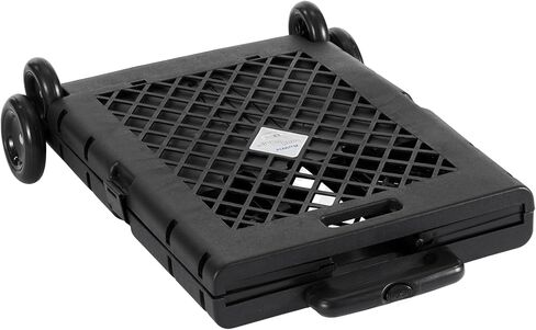 عربة تسوق محمولة قابلة للطي بعجلات - عربة أدوات دوارة/دوللي قابلة للطي - سعة 55/80 رطلًا - كبيرة in Kuwait