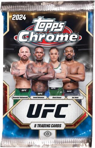 2024 صندوق قيمة Topps Chrome UFC in Saudi Arabia