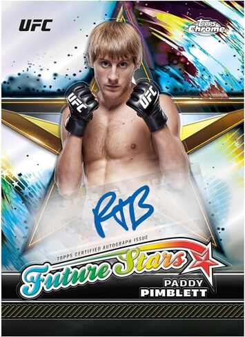 2024 صندوق قيمة Topps Chrome UFC in Saudi Arabia