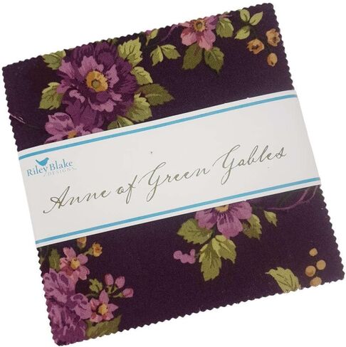 Anne of Green Gables 5" Stacker 42 5-inch Squares Charm Pack Riley Blake Designs 5-13850-42 in Saudi Arabia