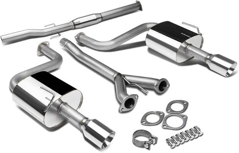 DNA MOTORING CBE-NM09-NRT Stainless Steel Cat Back Exhaust System [Compatible with 09-14 Nissan Maxima A35 3.5L V6] in Saudi Arabia
