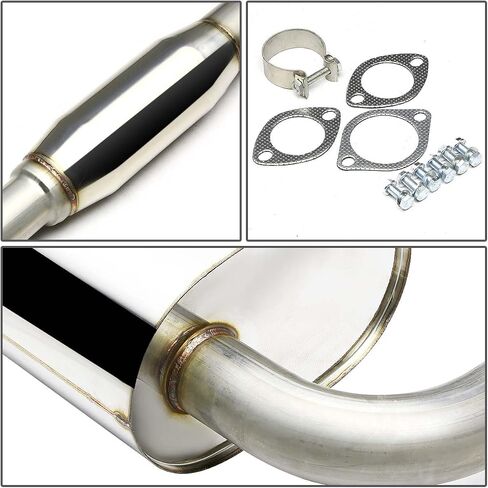 DNA MOTORING CBE-NM09-NRT Stainless Steel Cat Back Exhaust System [Compatible with 09-14 Nissan Maxima A35 3.5L V6] in Saudi Arabia
