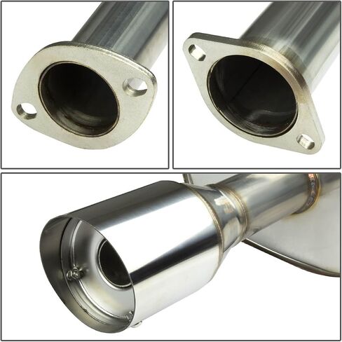 DNA MOTORING CBE-NM09-NRT Stainless Steel Cat Back Exhaust System [Compatible with 09-14 Nissan Maxima A35 3.5L V6] in Saudi Arabia