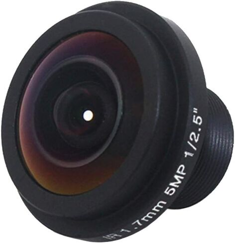 Wide Angle Fisheye Lens 1.7mm 180 Degree HD 5 Megapixel Lens for CCTV IP Camera Panoramic CCTV Camera Lens in Saudi Arabia