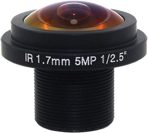 Wide Angle Fisheye Lens 1.7mm 180 Degree HD 5 Megapixel Lens for CCTV IP Camera Panoramic CCTV Camera Lens in Saudi Arabia